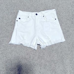 KanCan “Marci” white shorts